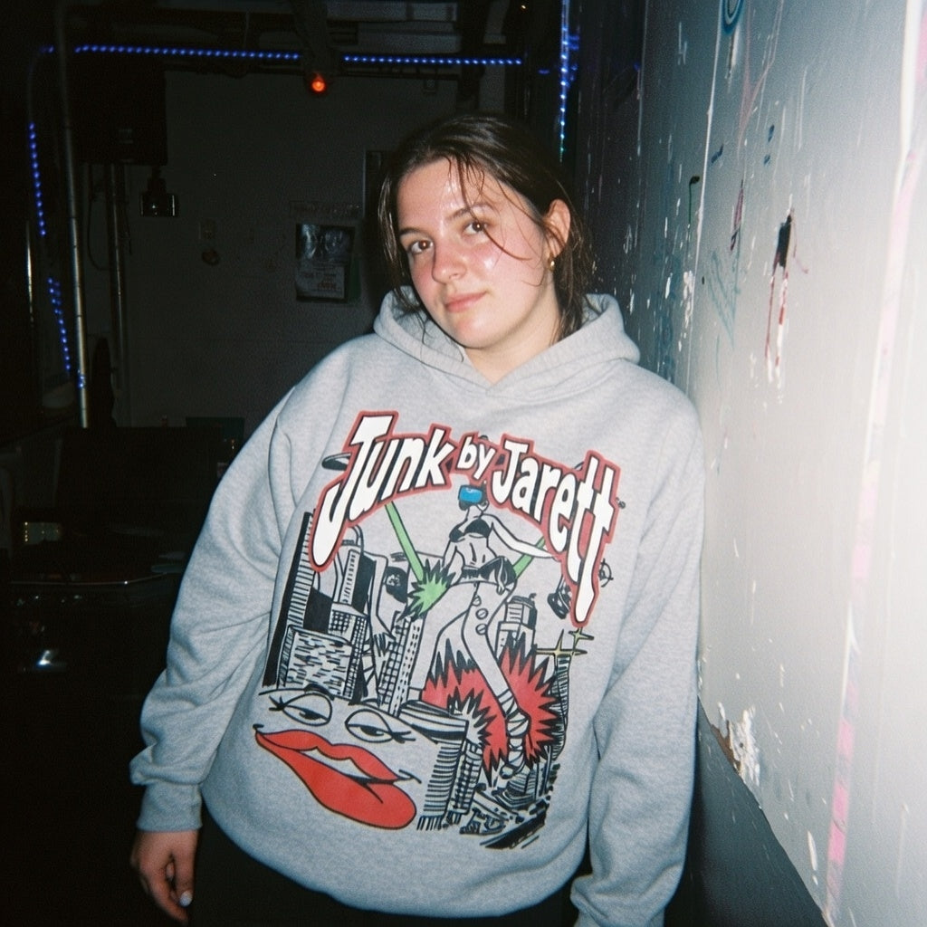 ME vs ME fleeced interior hoodie