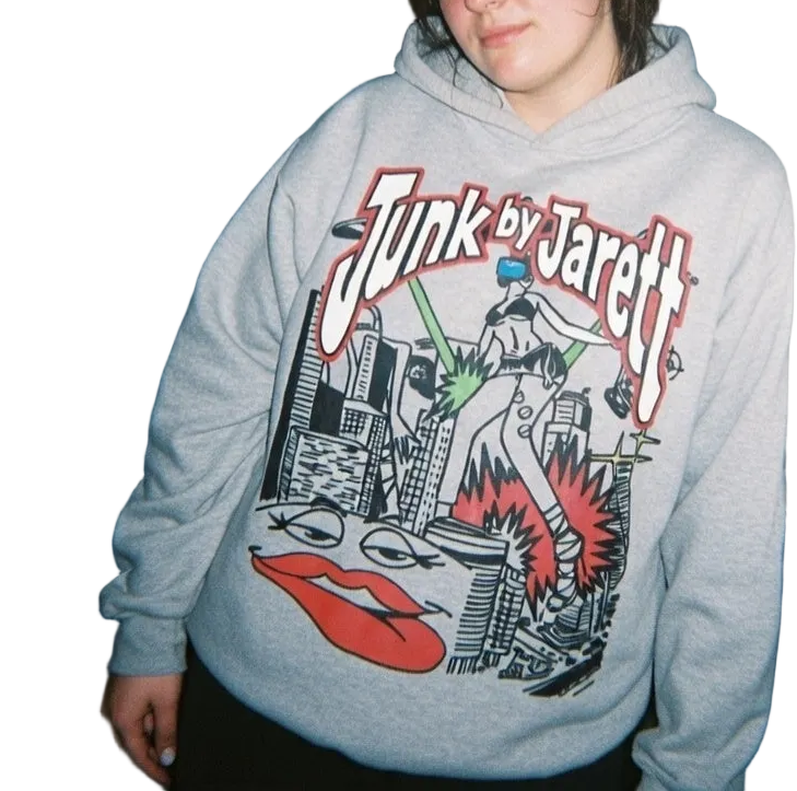 ME vs ME fleeced interior hoodie
