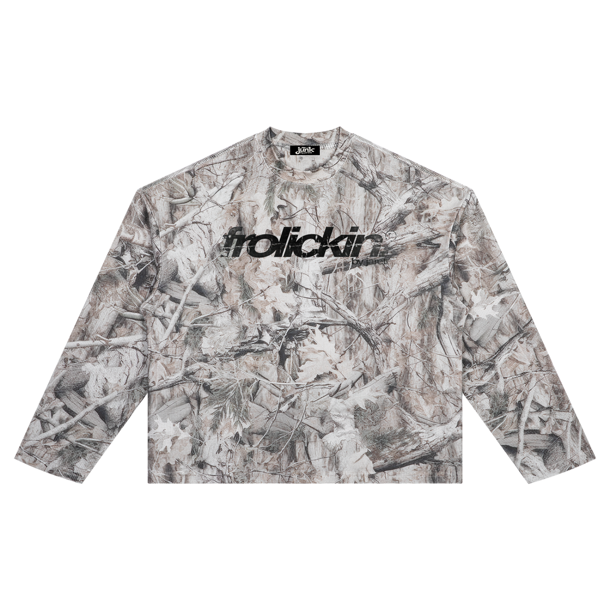 BABE tree camo waffle long sleever