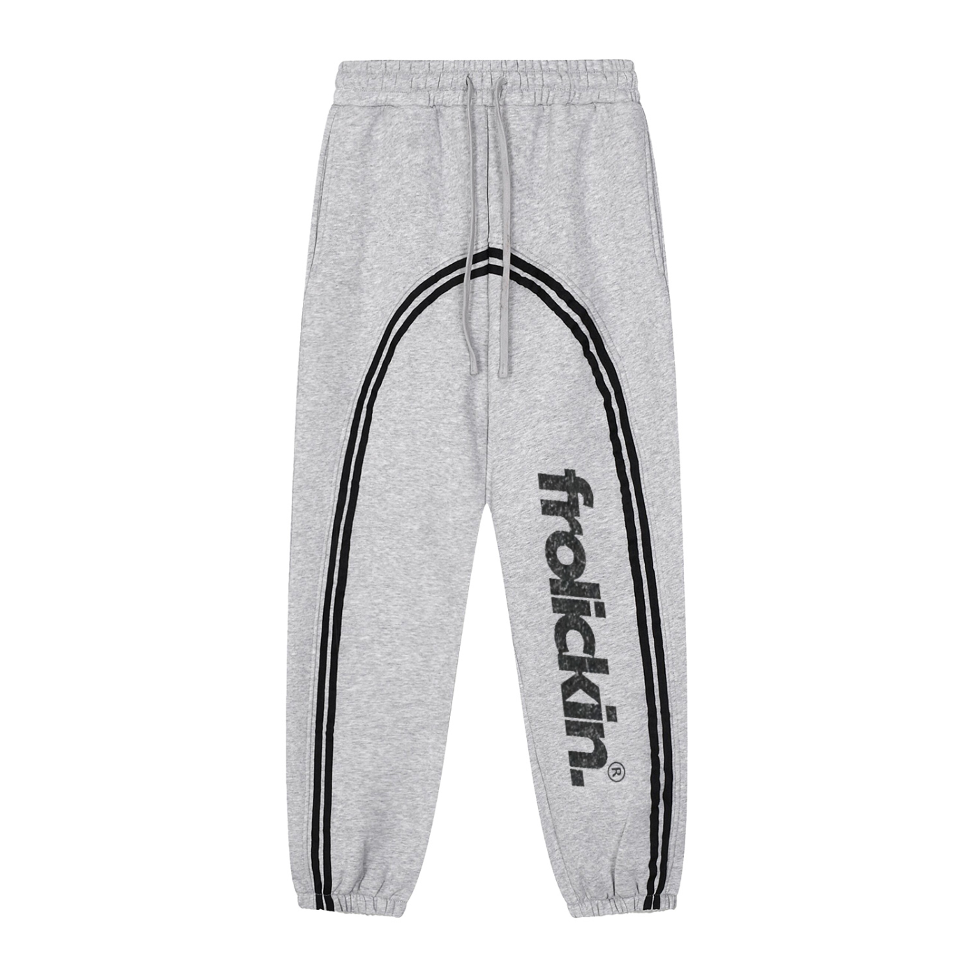 thick cotton fleeced interior frolickin. sweatpants