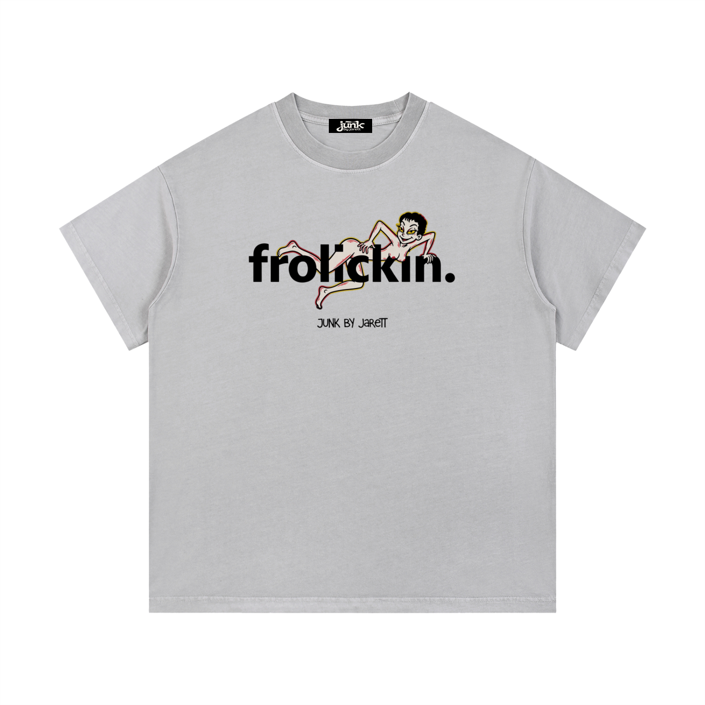 shawty logo vintage washed tee