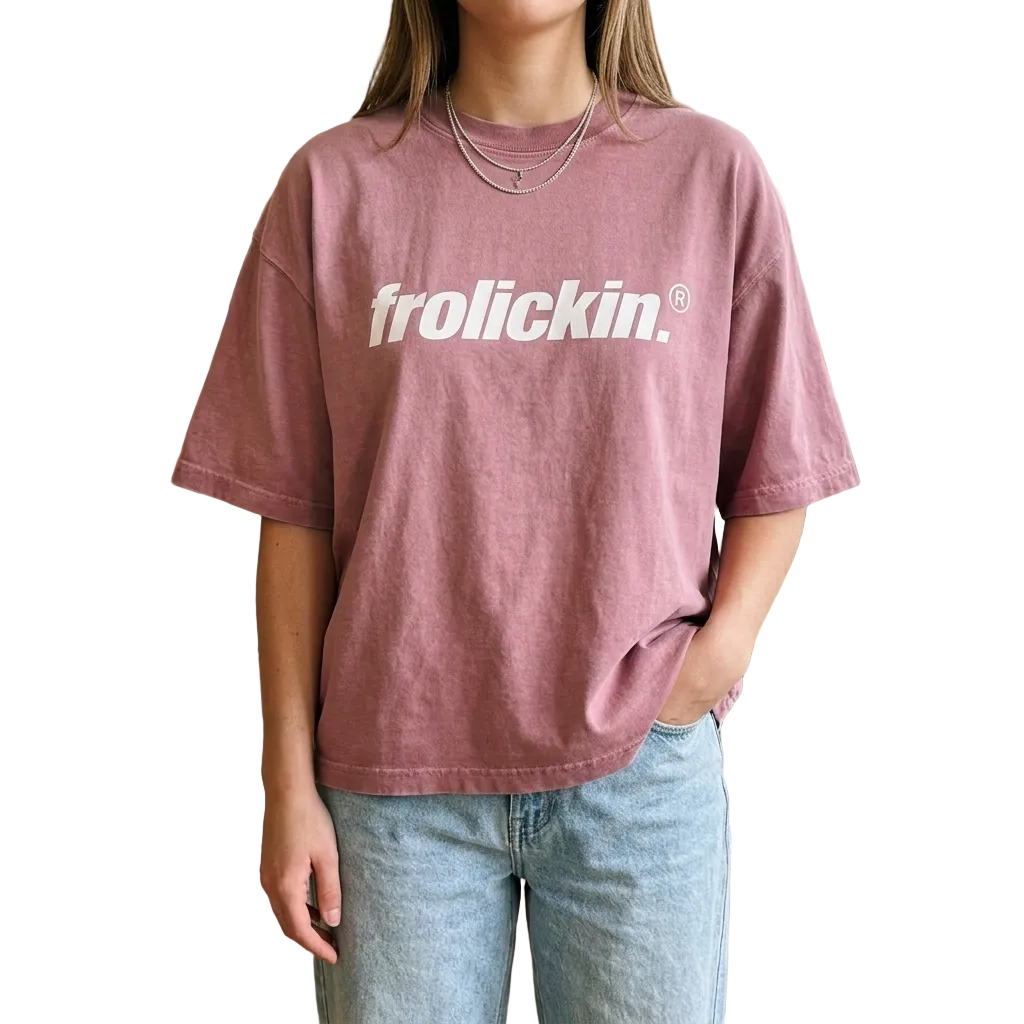 reverse dyed boxy tee
