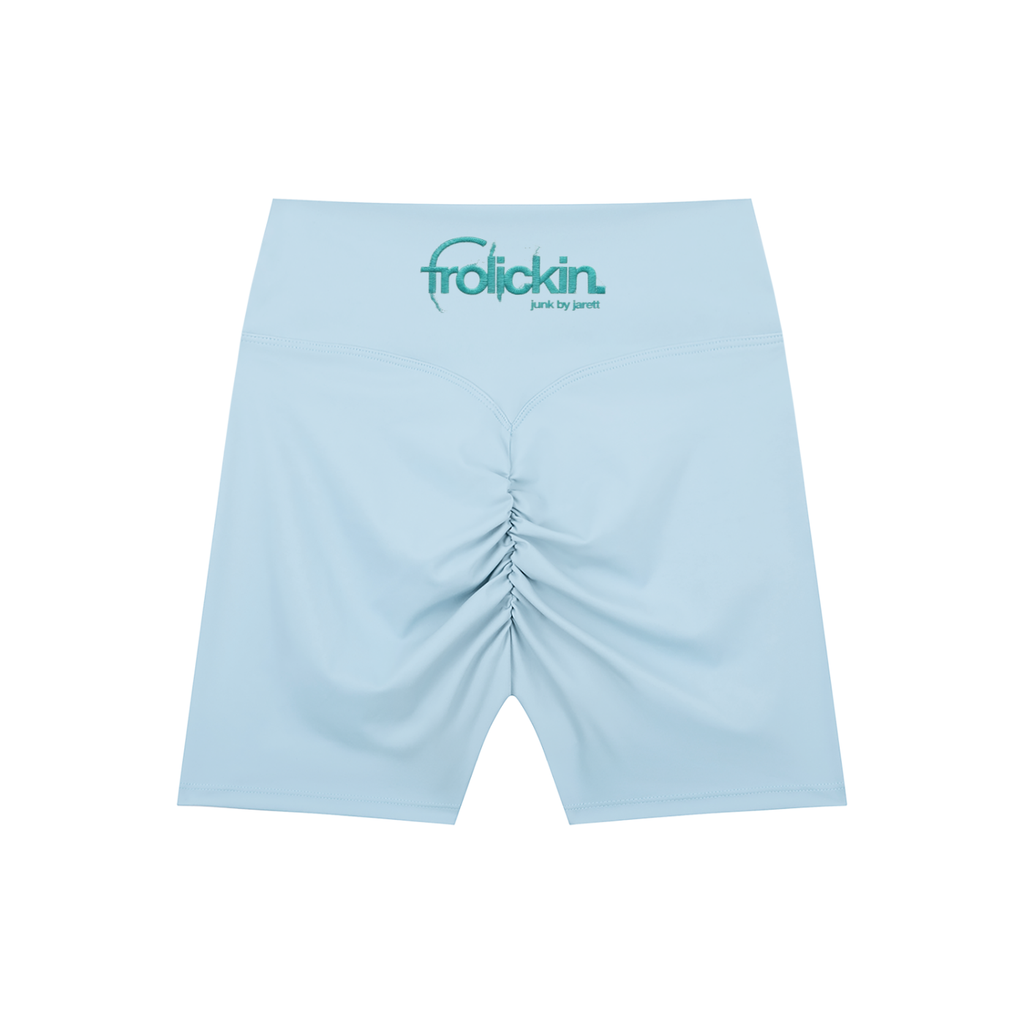 high waisted booty plump biker shorts