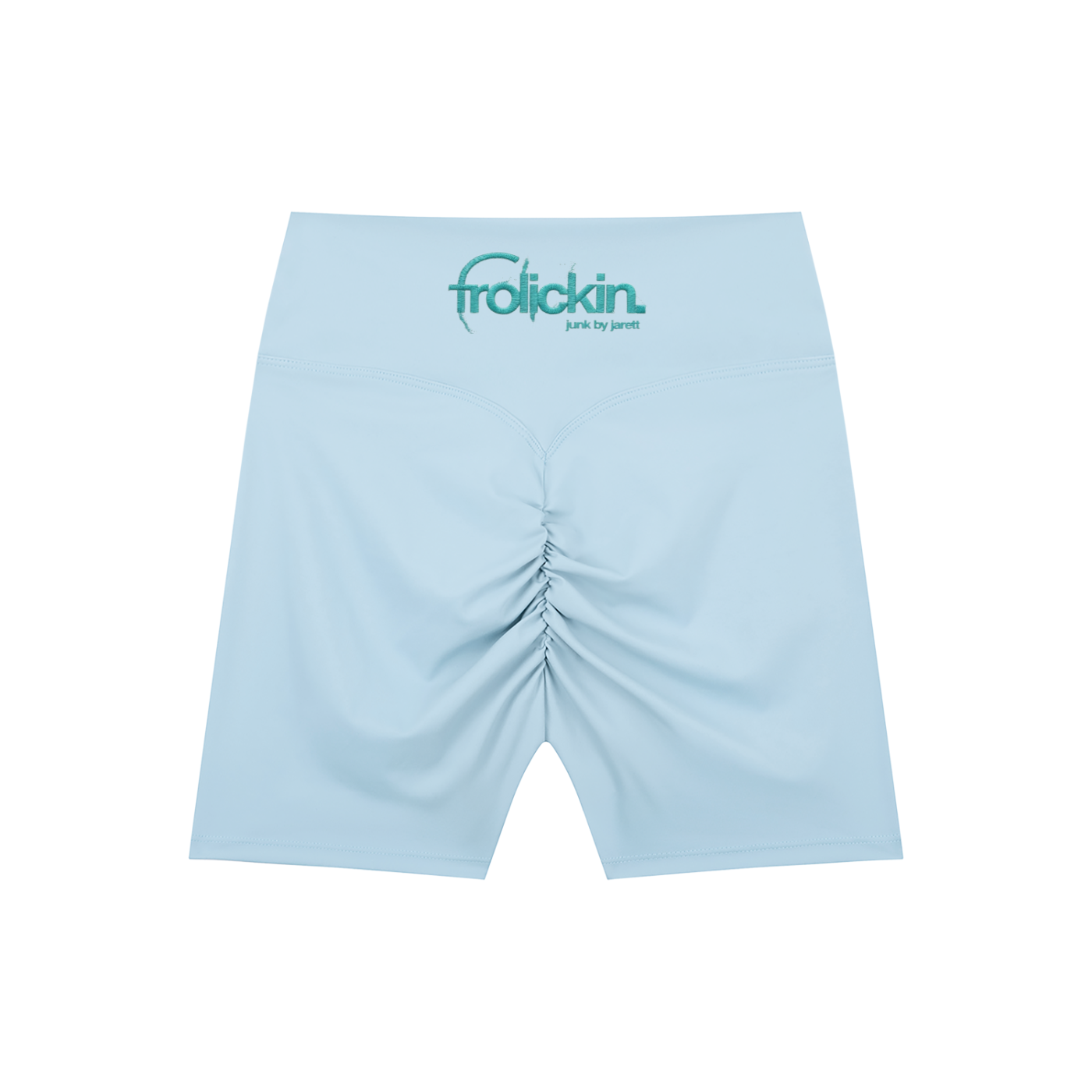 high waisted booty plump biker shorts