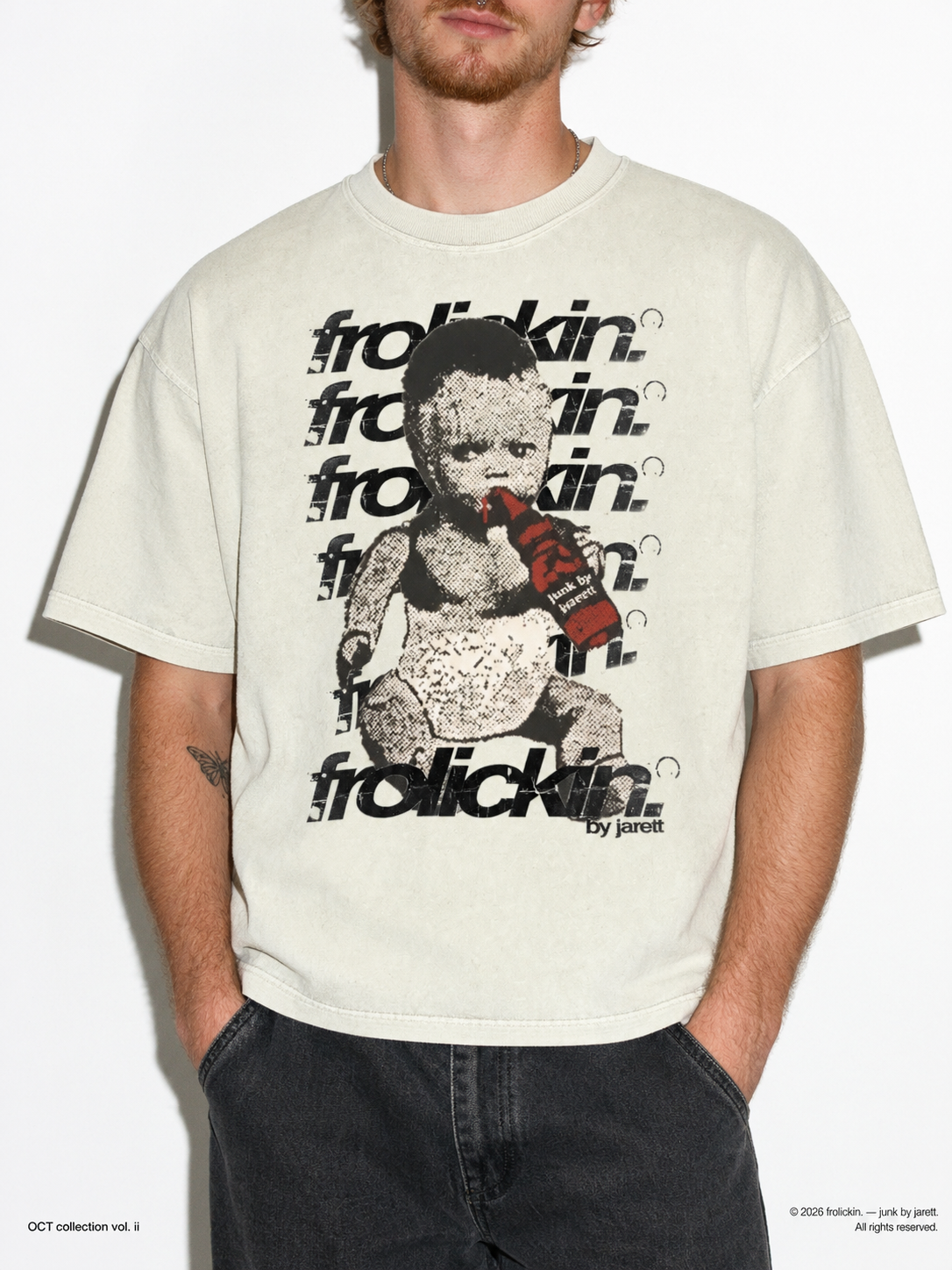 BABE enzyme washed tee