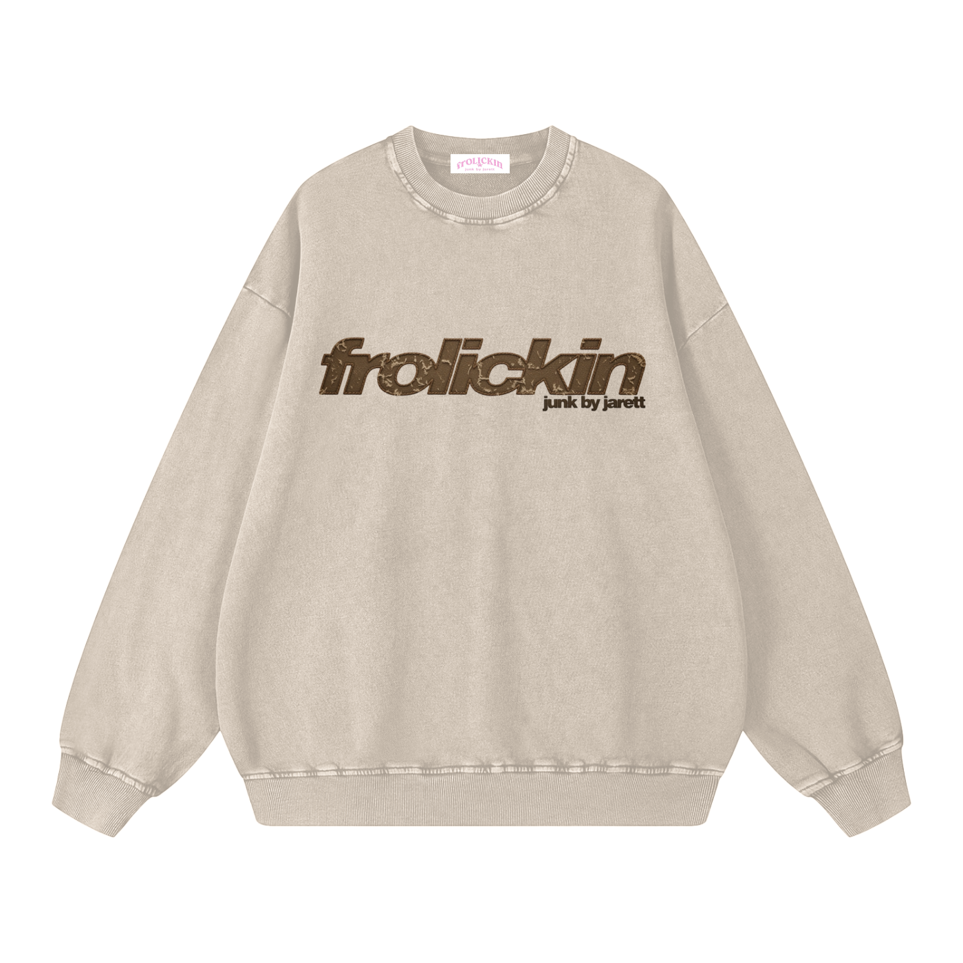 turd Snow Washed Oversized Sweatshirt