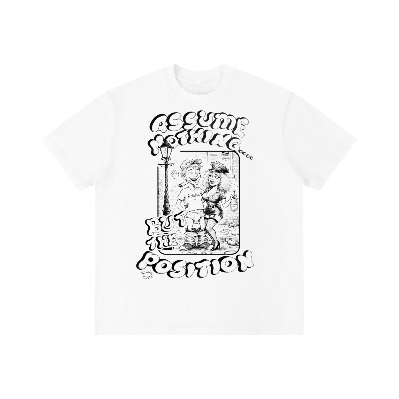 ASSUME DA POSITION tee