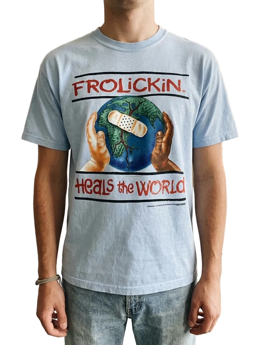 frolickin. heals tee