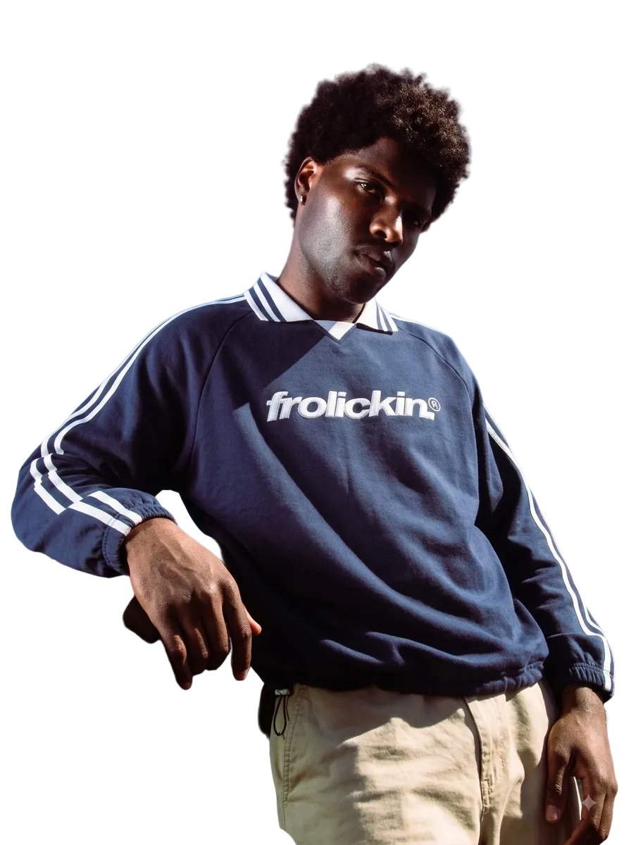 the CLASSIC feaux embroidered print jumper