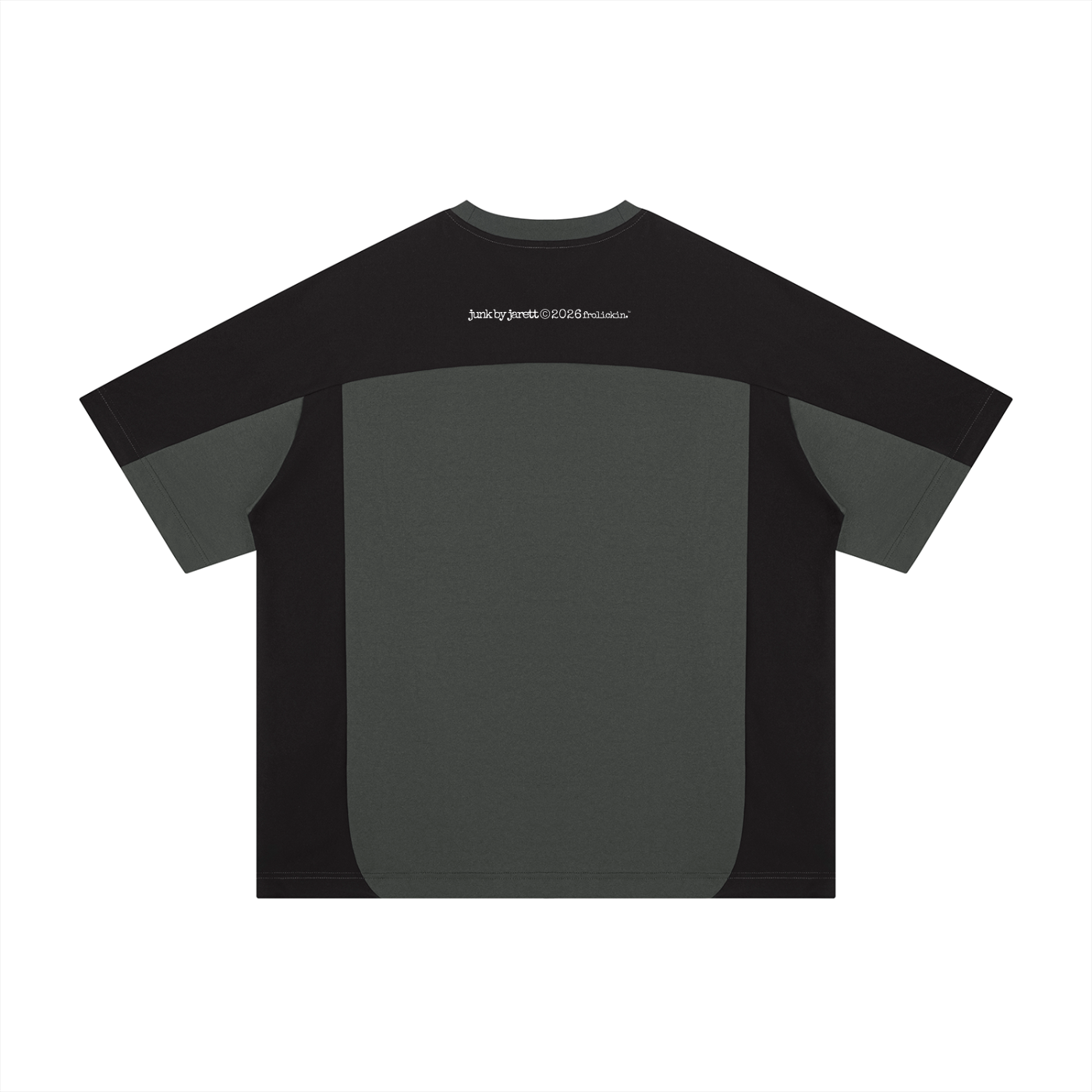 Unisex Color Block Loose T-Shirt