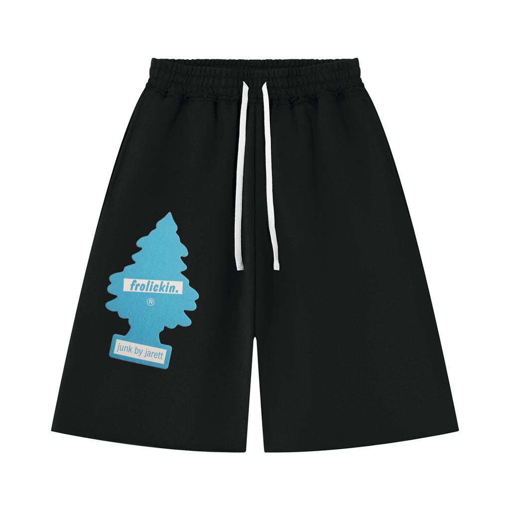 LIL TREE Heavyweight Raw Edge Shorts