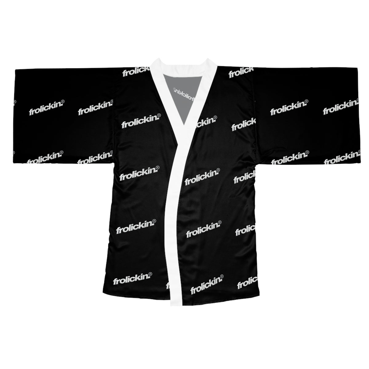 frolickin. silk kimono