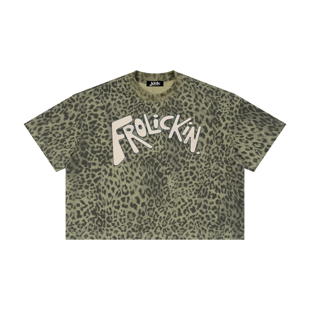 leopard print tee