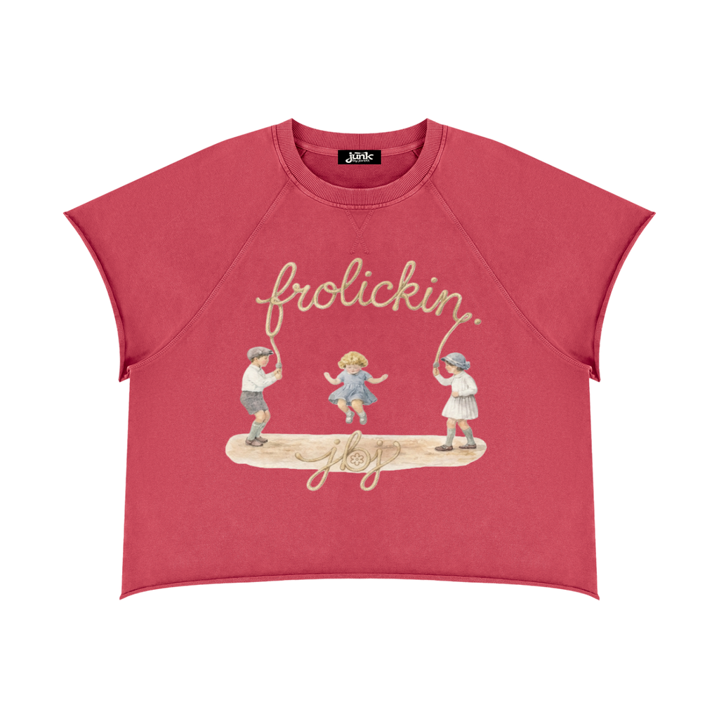 JUMPIN JAN raw edge tee