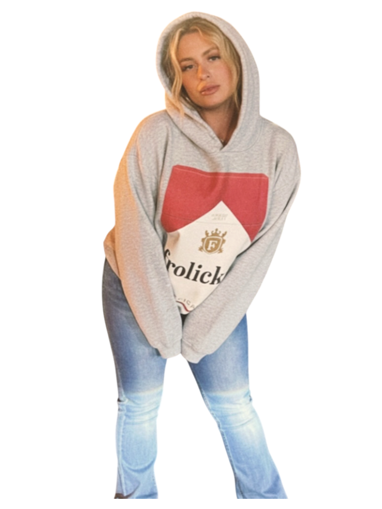 “CIGS INSIDE” Fleeced Boxy Hoodie