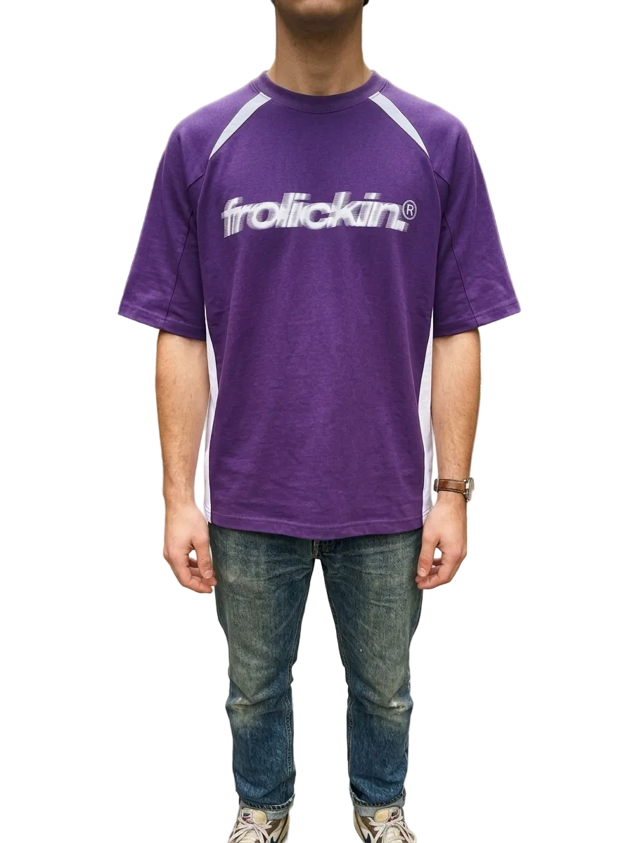 PANELED cotton tee