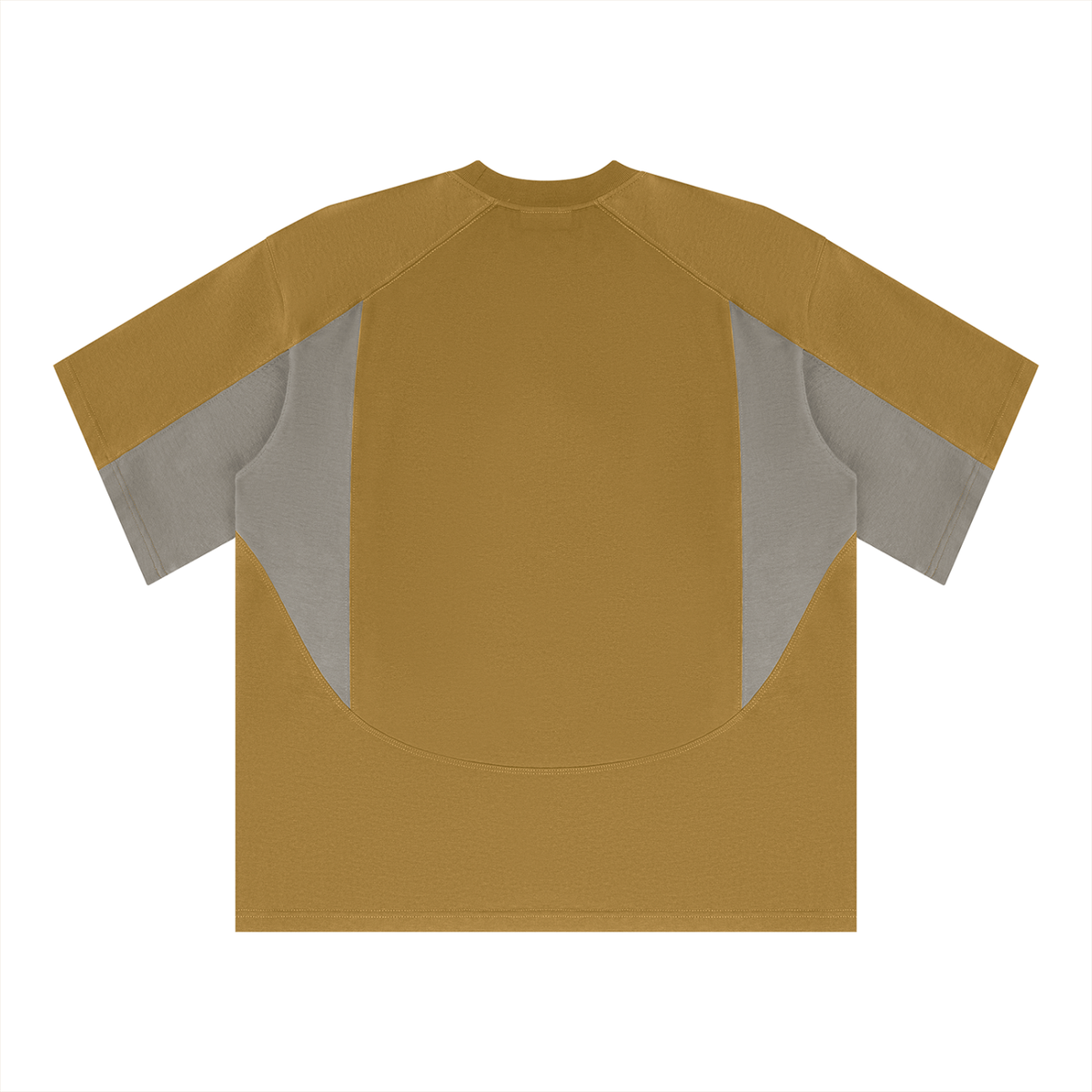 color blocked cotton athletic tee