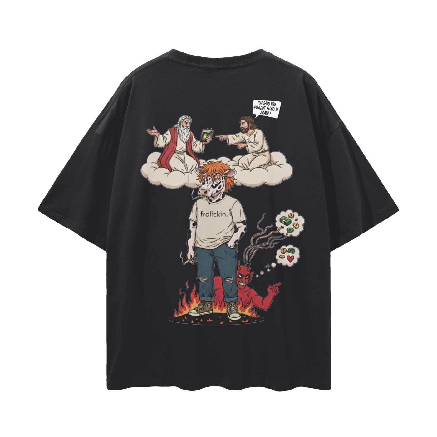 FLOODED oversized tee