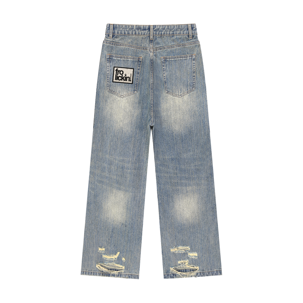 drawn on jeans