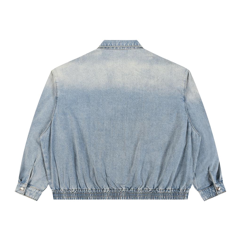 full zip denim jacket