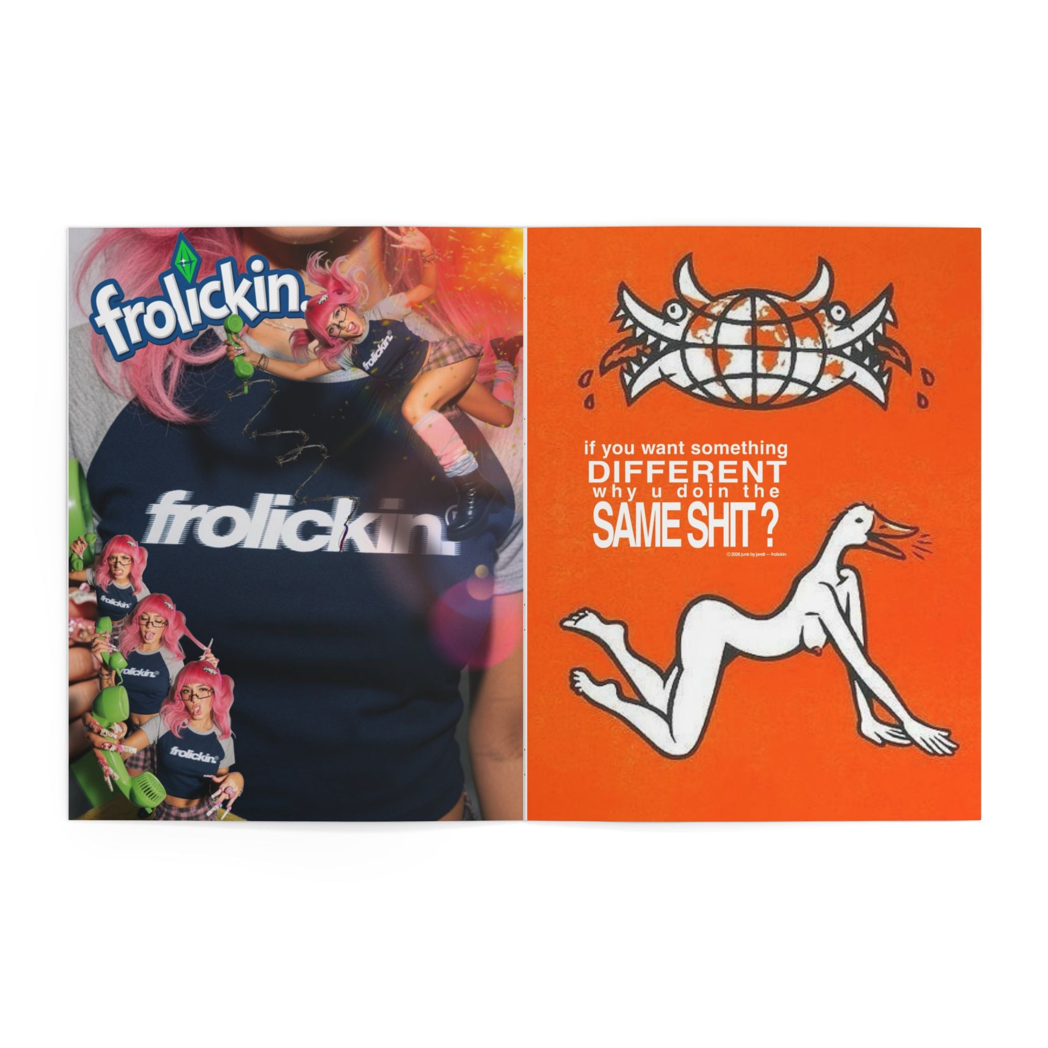 frolickin. magazine issue no. 63 ALTERNATE VERSION