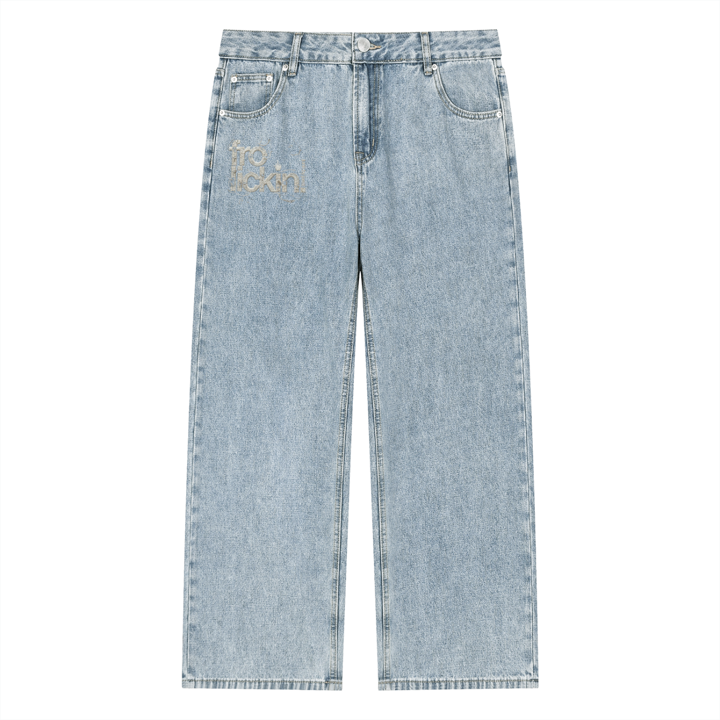 straight leg frolicker’s jeans