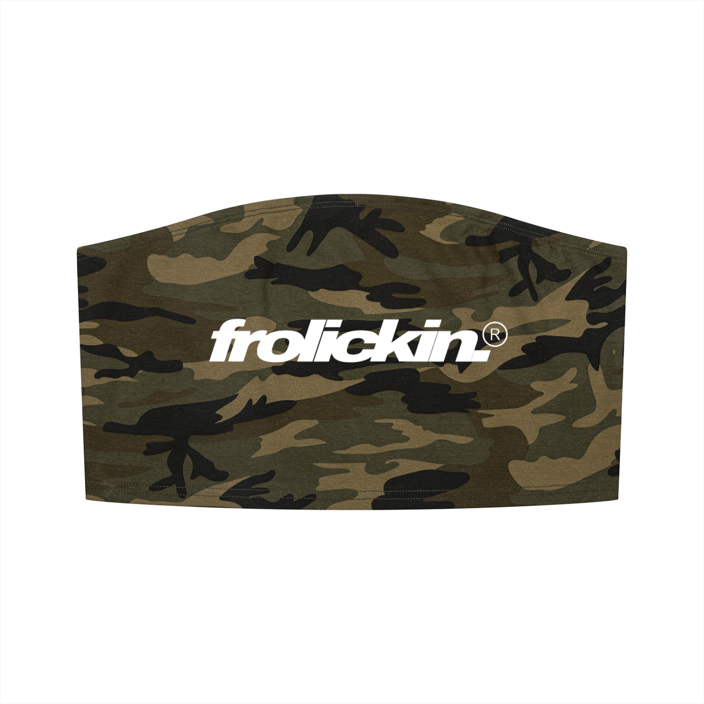 army camo tube top
