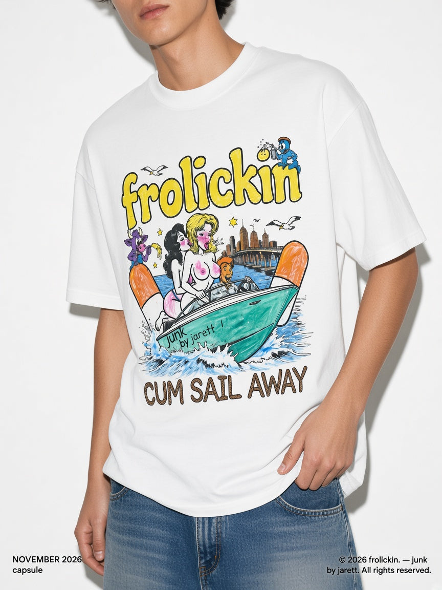 CUM SAIL AWAY tee