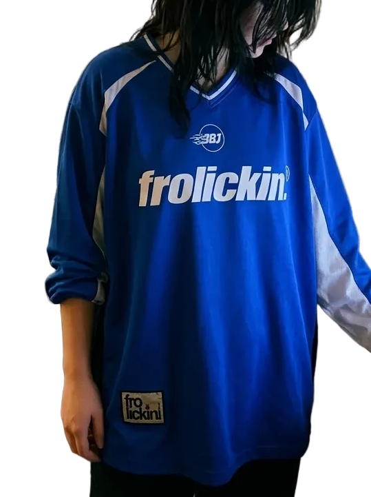 firey frolickin. hockey jersey