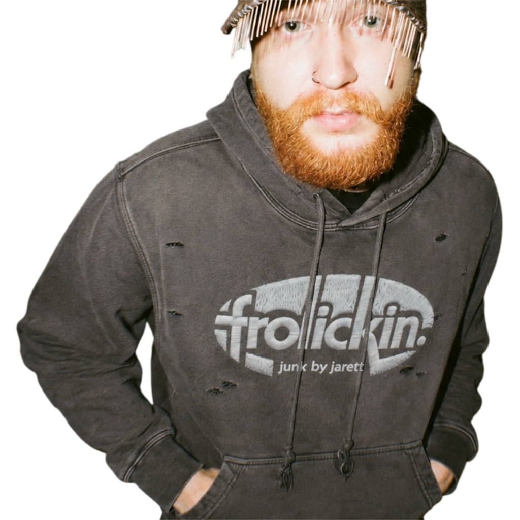 hand distressed oval logo’s hoodie 1.0