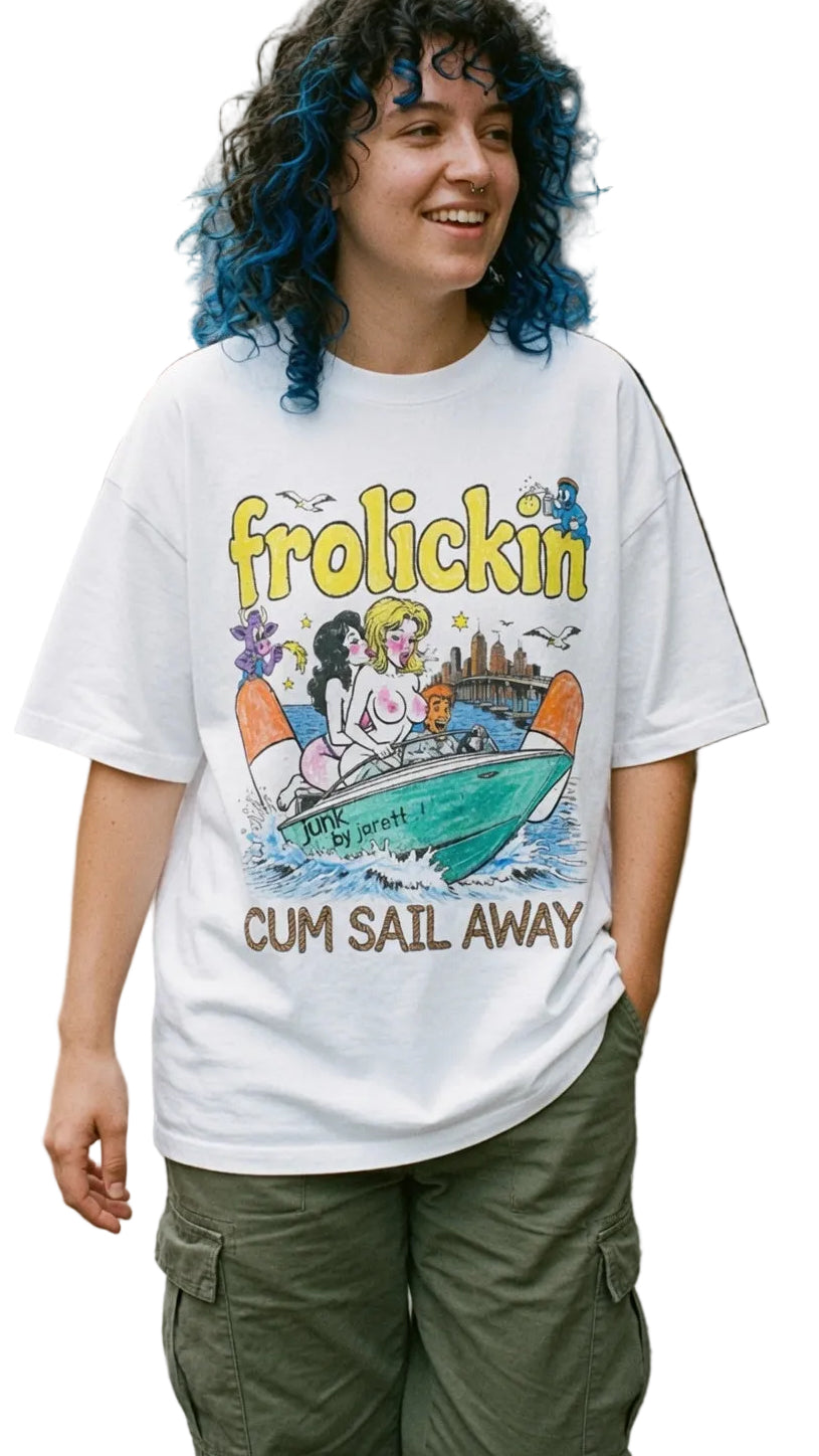 CUM SAIL AWAY tee