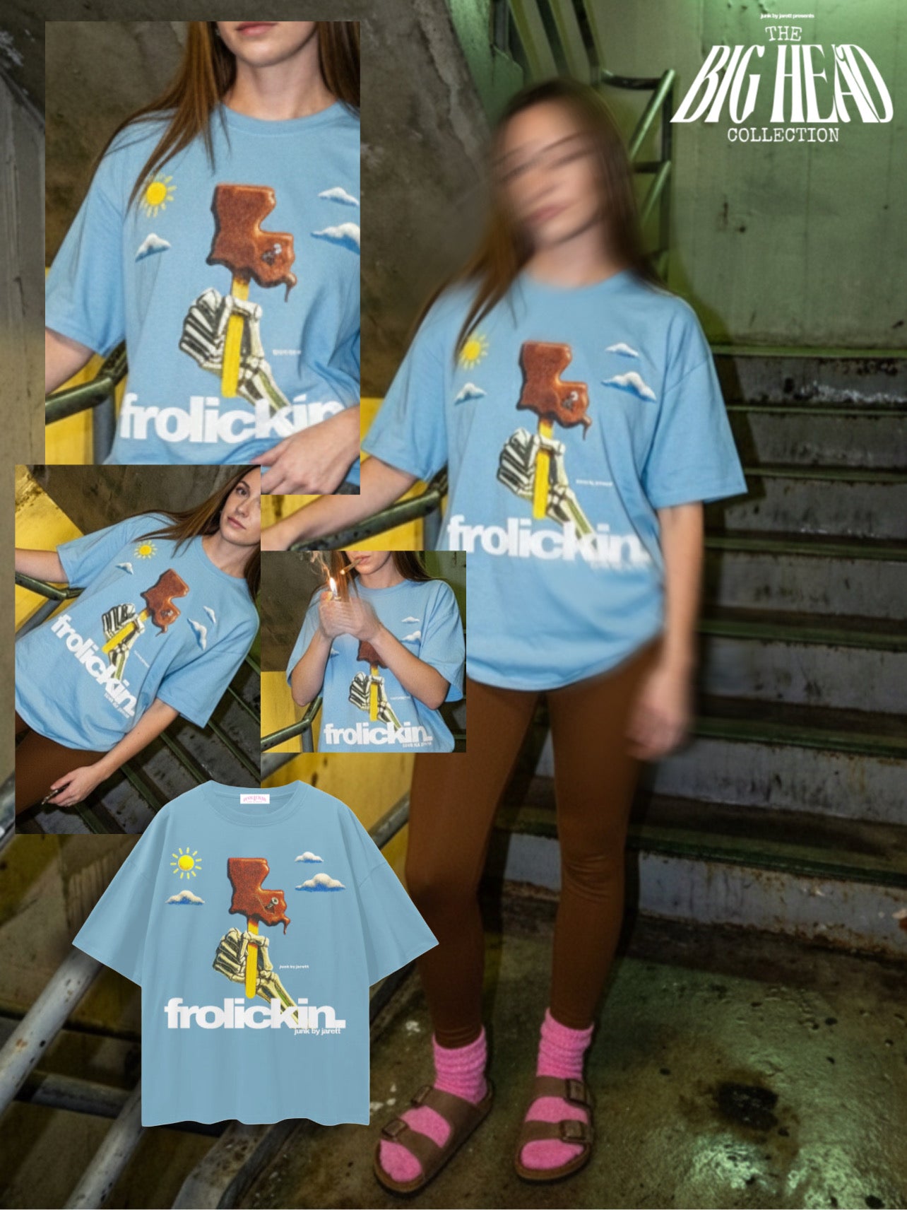 meltin pot Streetwear Loose Drop Shoulder T-Shirt