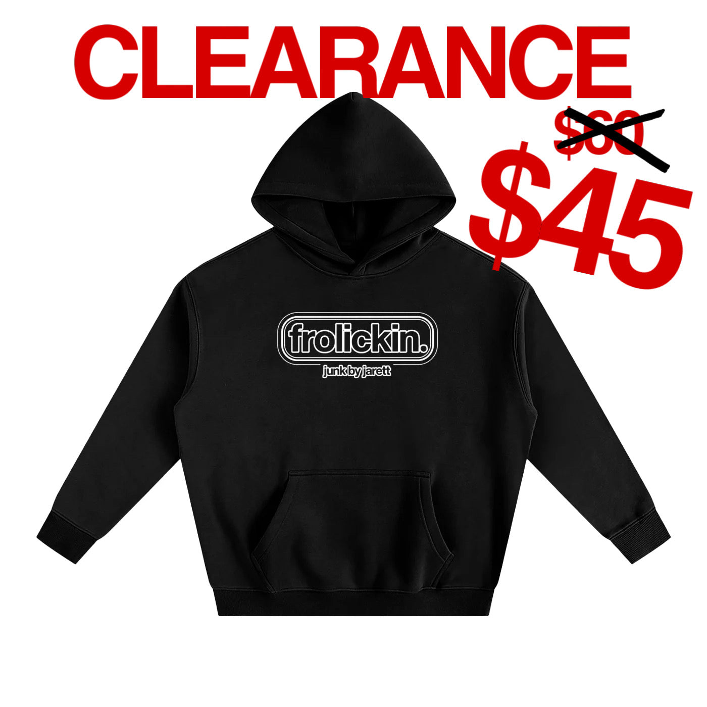 *CLEARANCE PRICE* SINNER 4 DINNER fleeced interior hoodie