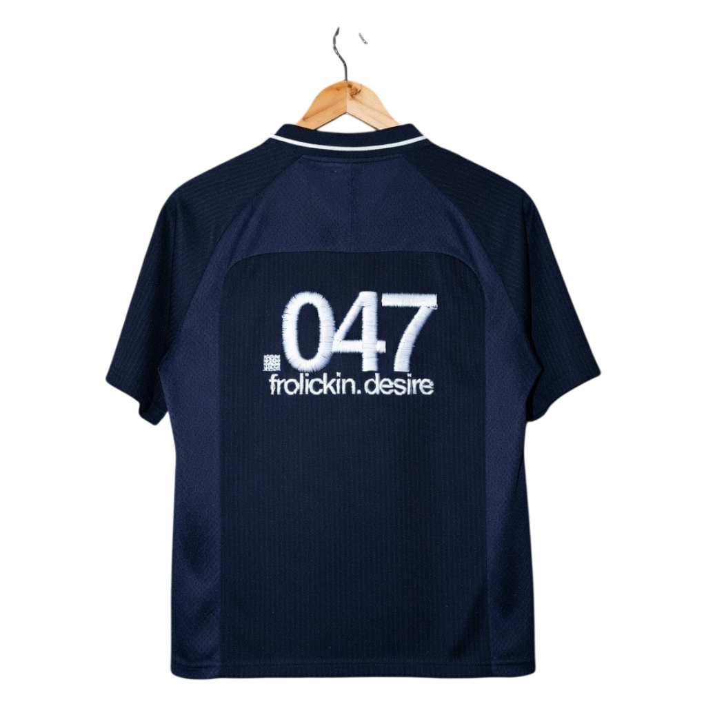 .047 Striped V-Neck Soccer Jersey