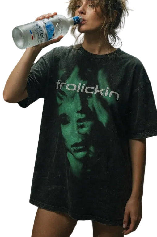 verde lady boxy tee