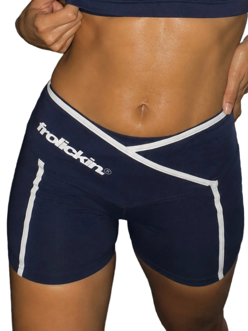 high rise yoga shorts