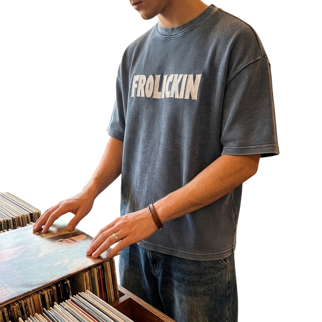 i ran 2 cambodia vol. ii WAFFLE KNIT TEXTURED tee