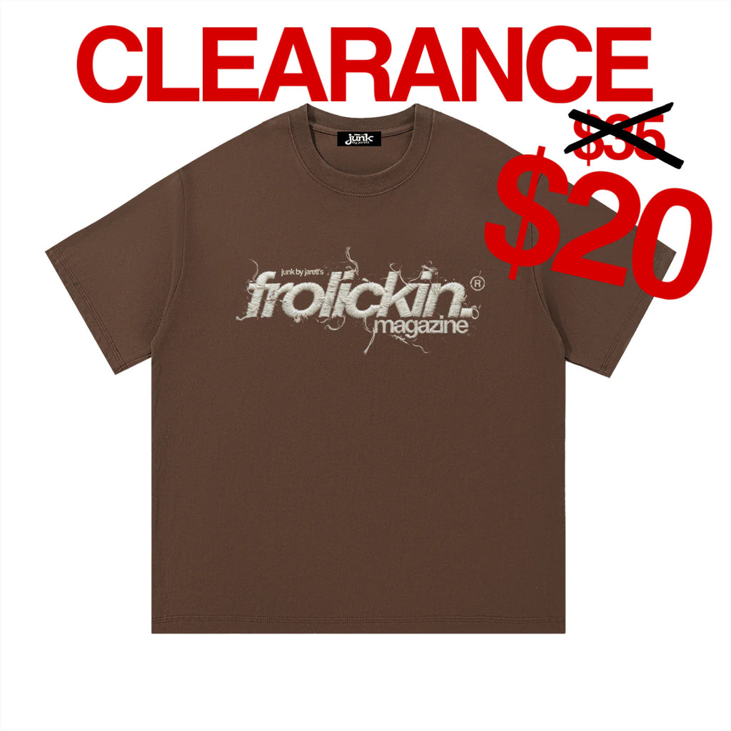 frolickin. magazine tee