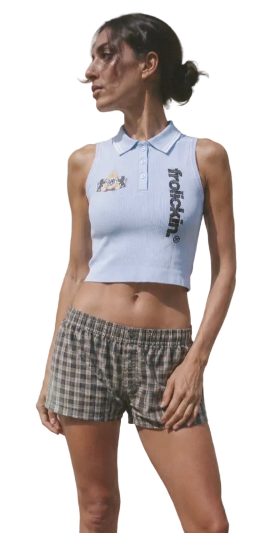 ladies sleeveless tennis polo