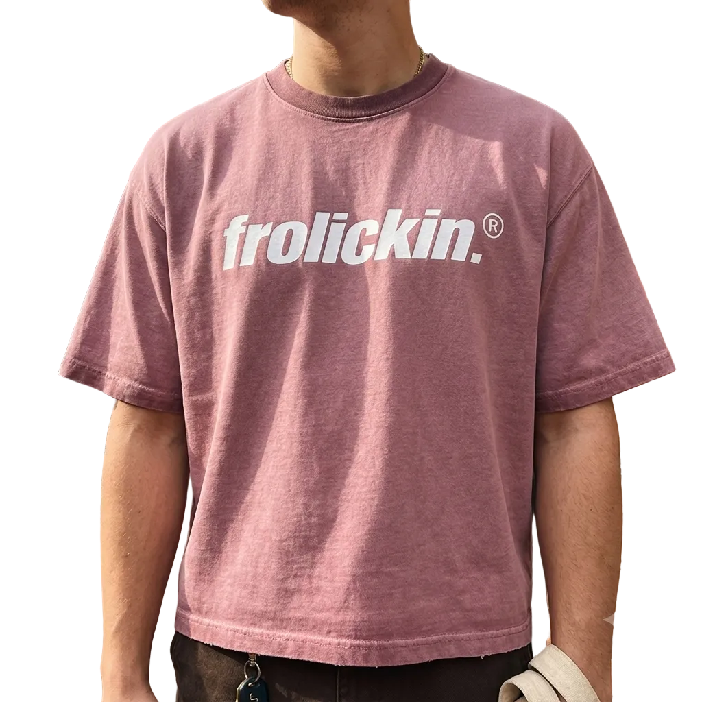 reverse dyed boxy tee