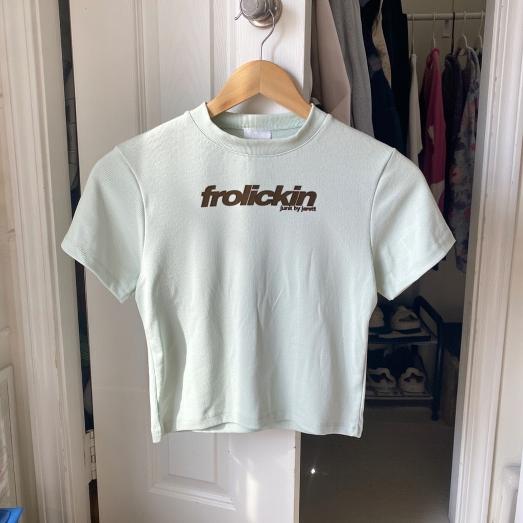 Ladies’ Slim Fit Mock Neck T-Shirt