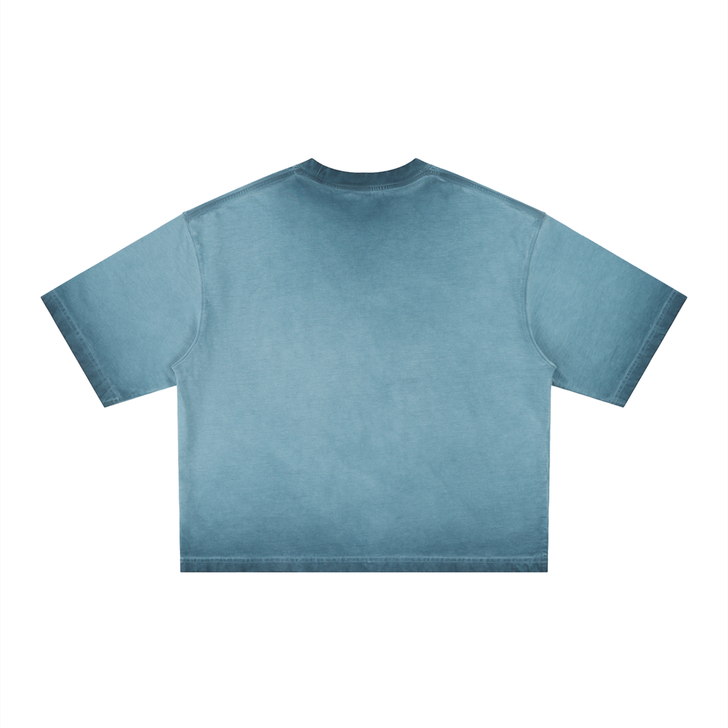 JBJ emblemed drop shoulder boxy tee