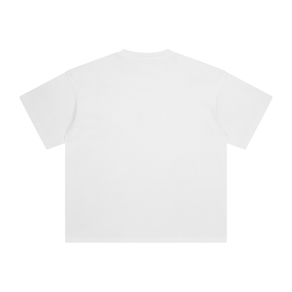 Lighter Lisa enzyme wash white tee