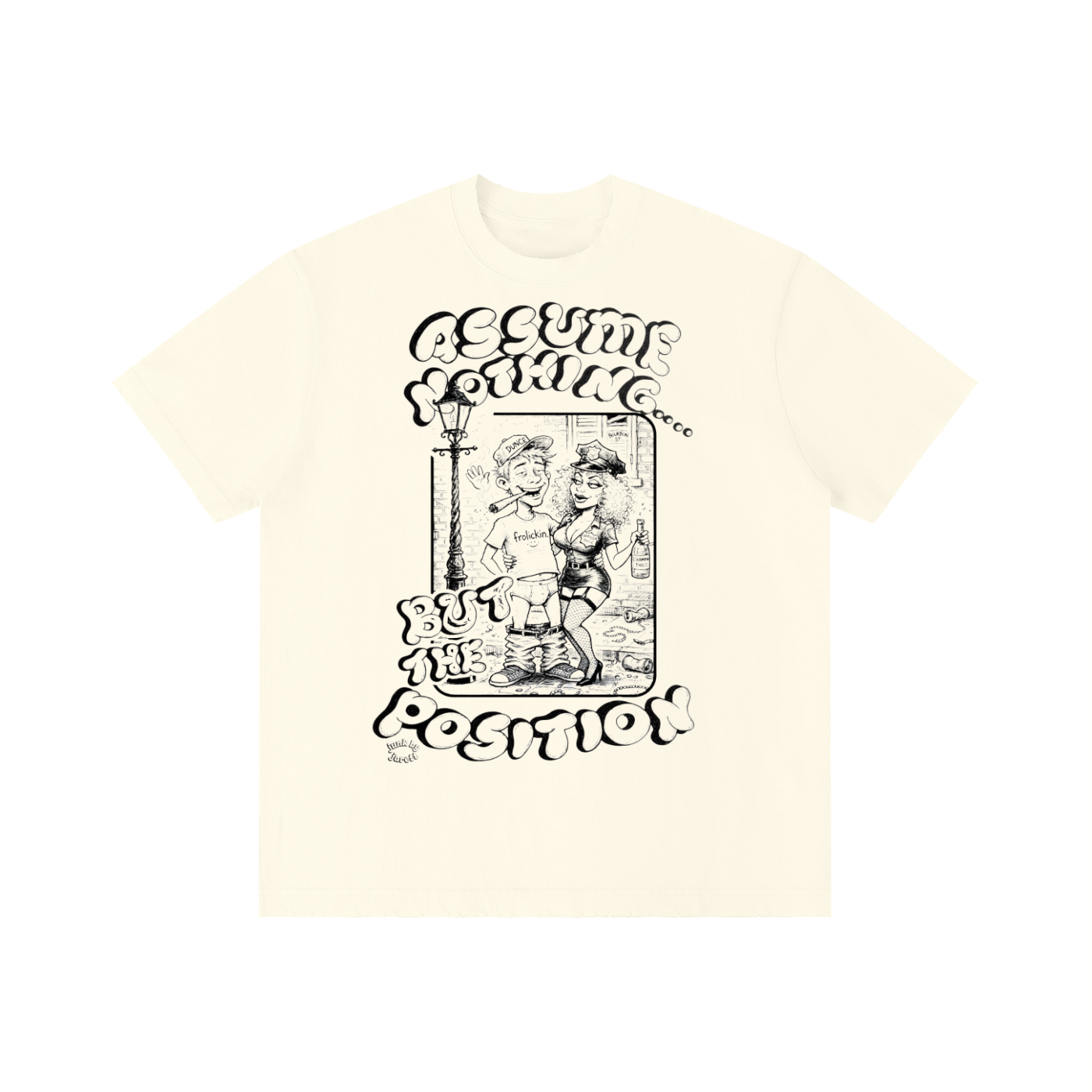 ASSUME DA POSITION tee