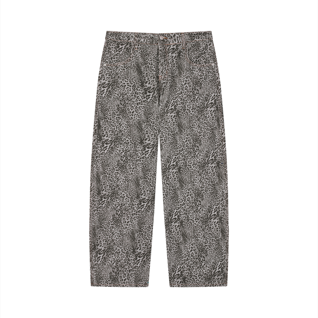 leopard printed wide leggers