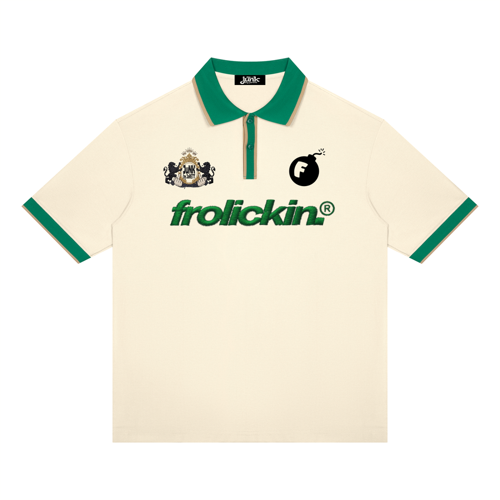 frolicker’s rugby short sleeve polo