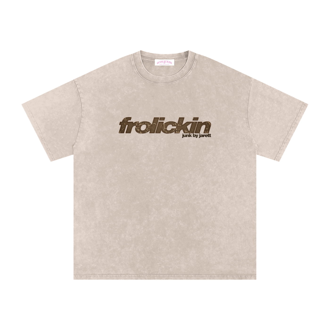 fart logo vintage washed tee