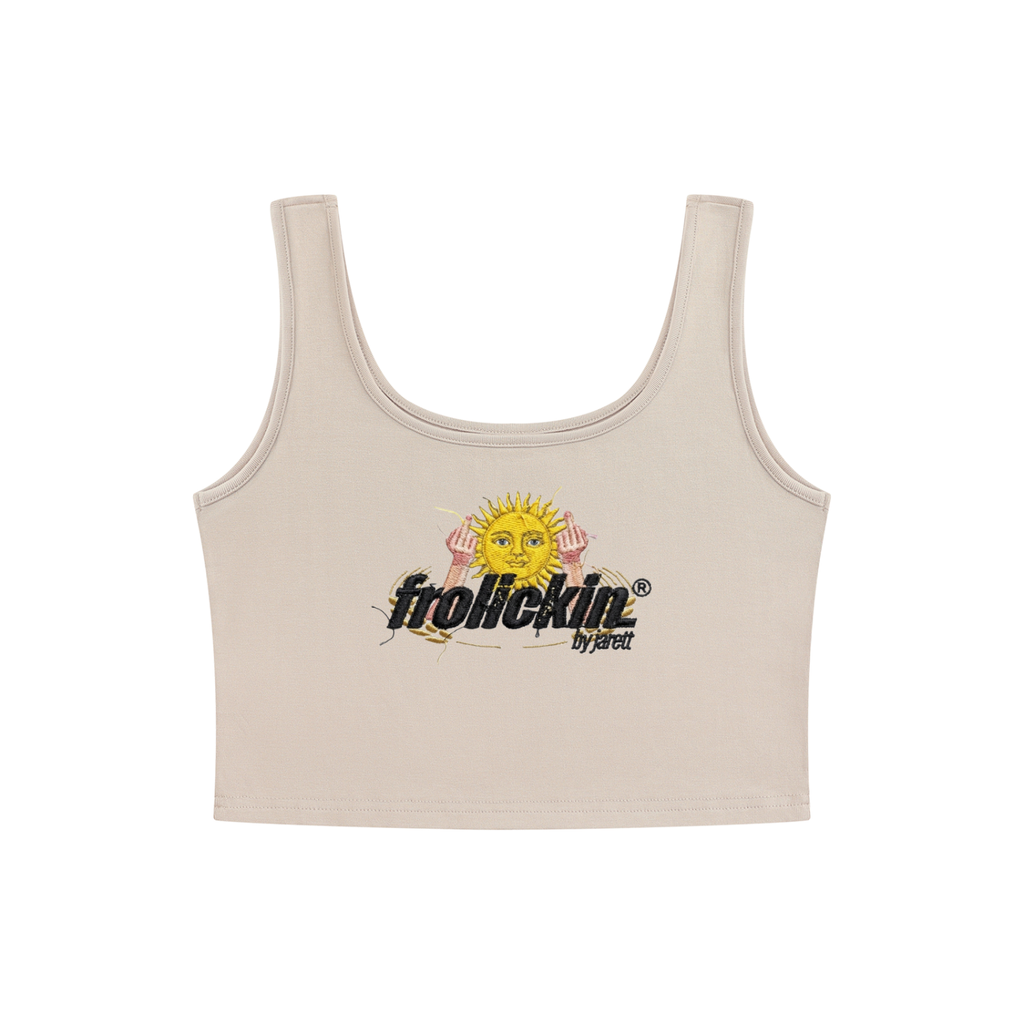 SUN’S SON cropped tank