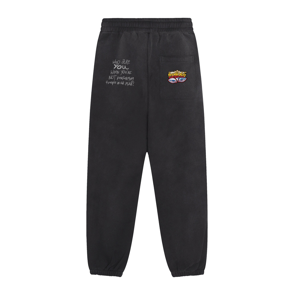 Sun Fade Contrast Tape Fleece Jogged Sweatpants