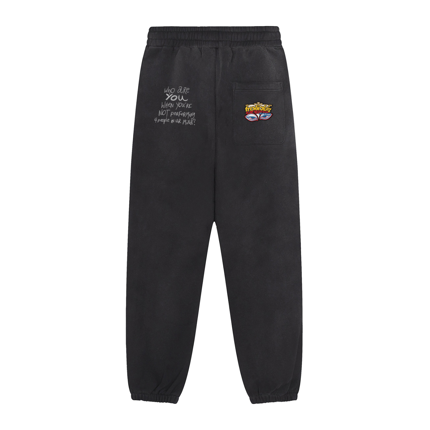 Sun Fade Contrast Tape Fleece Jogged Sweatpants